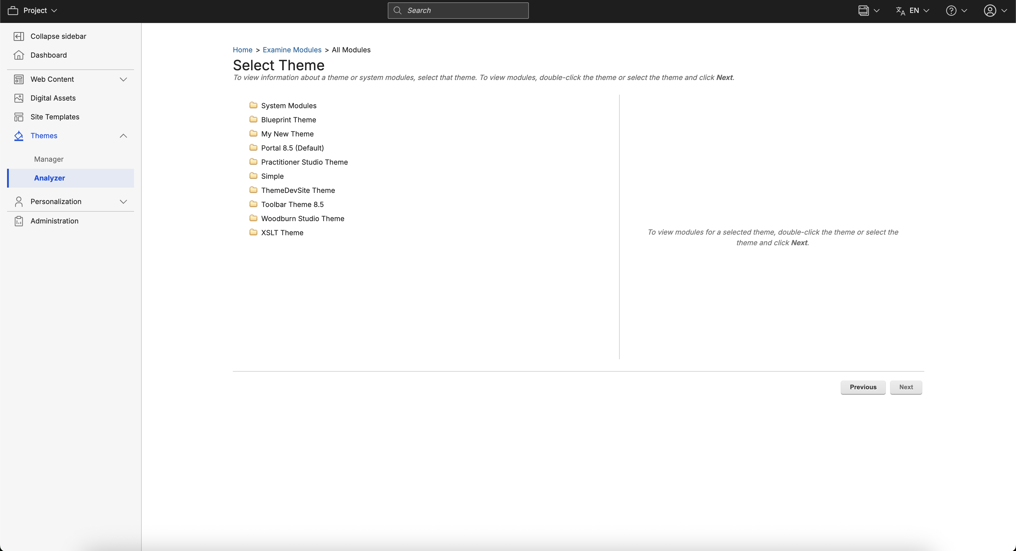 Click on Practitioner Studio Theme