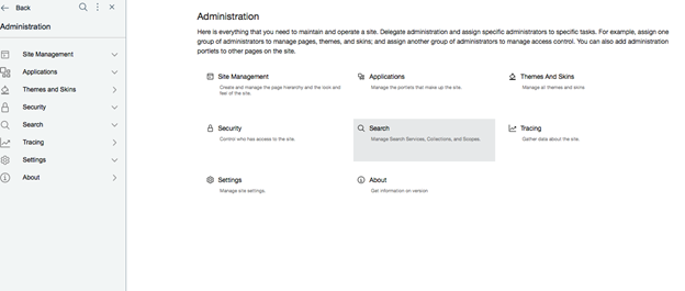 Administrator interface of the Practitioner Studio