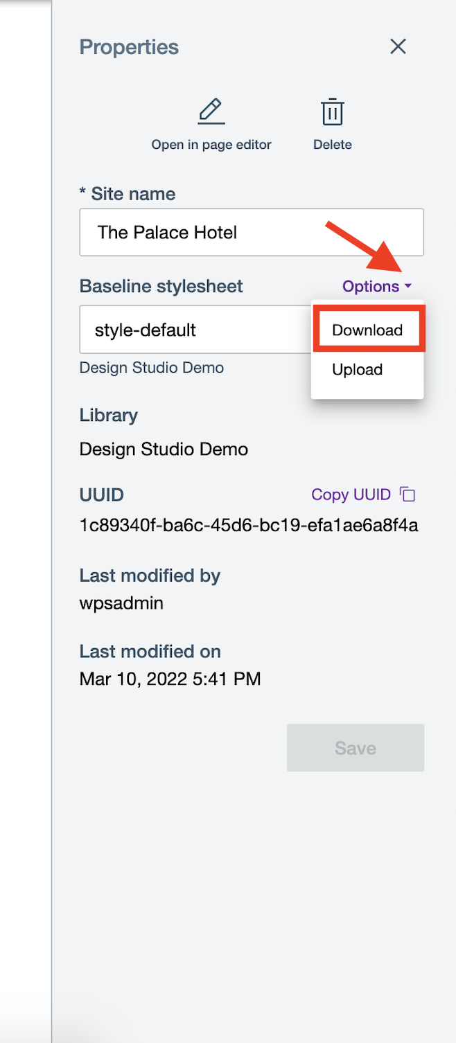 Download baseline stylesheet