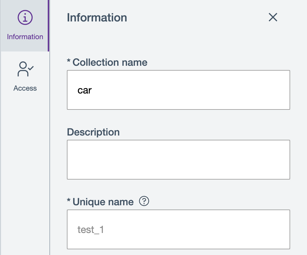 Edit collection suggestion click