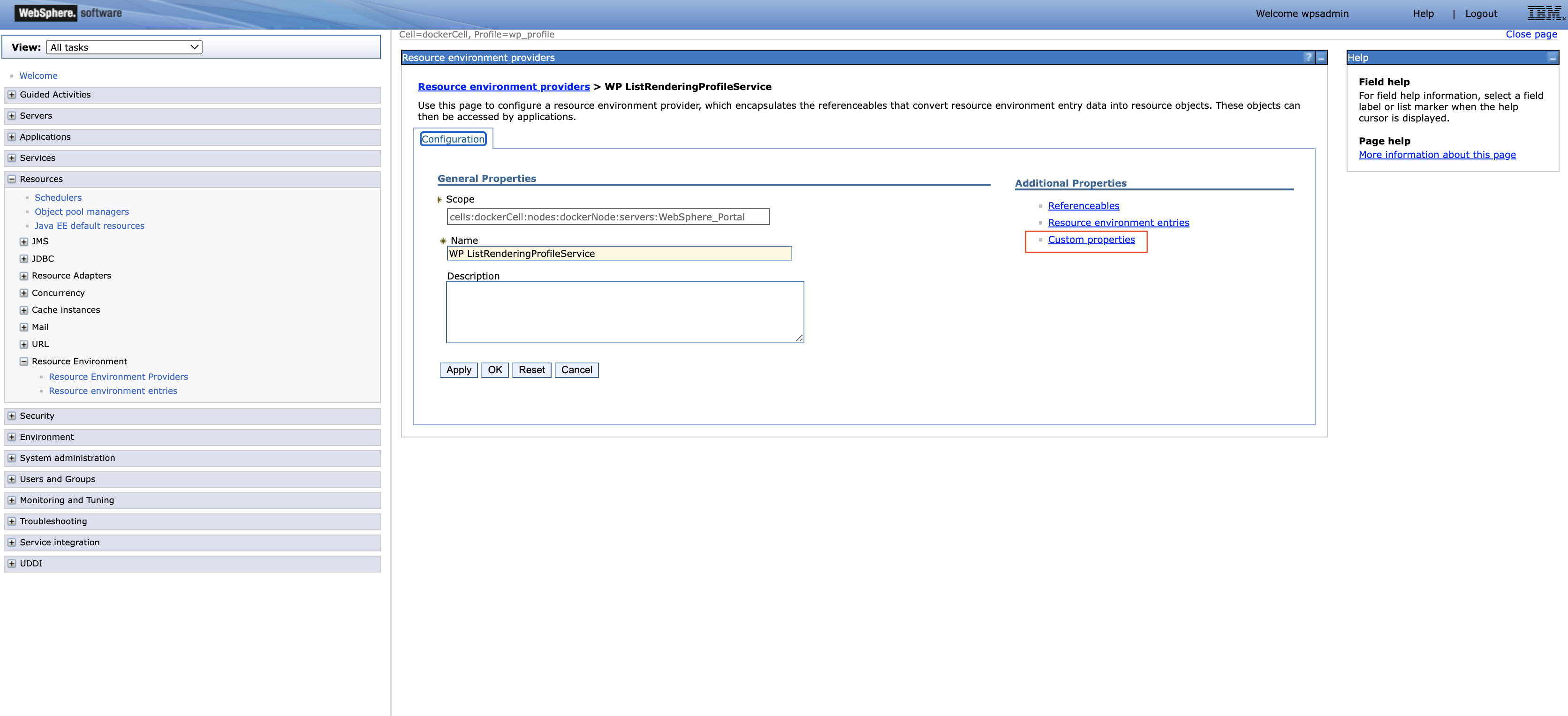 Select custom properties