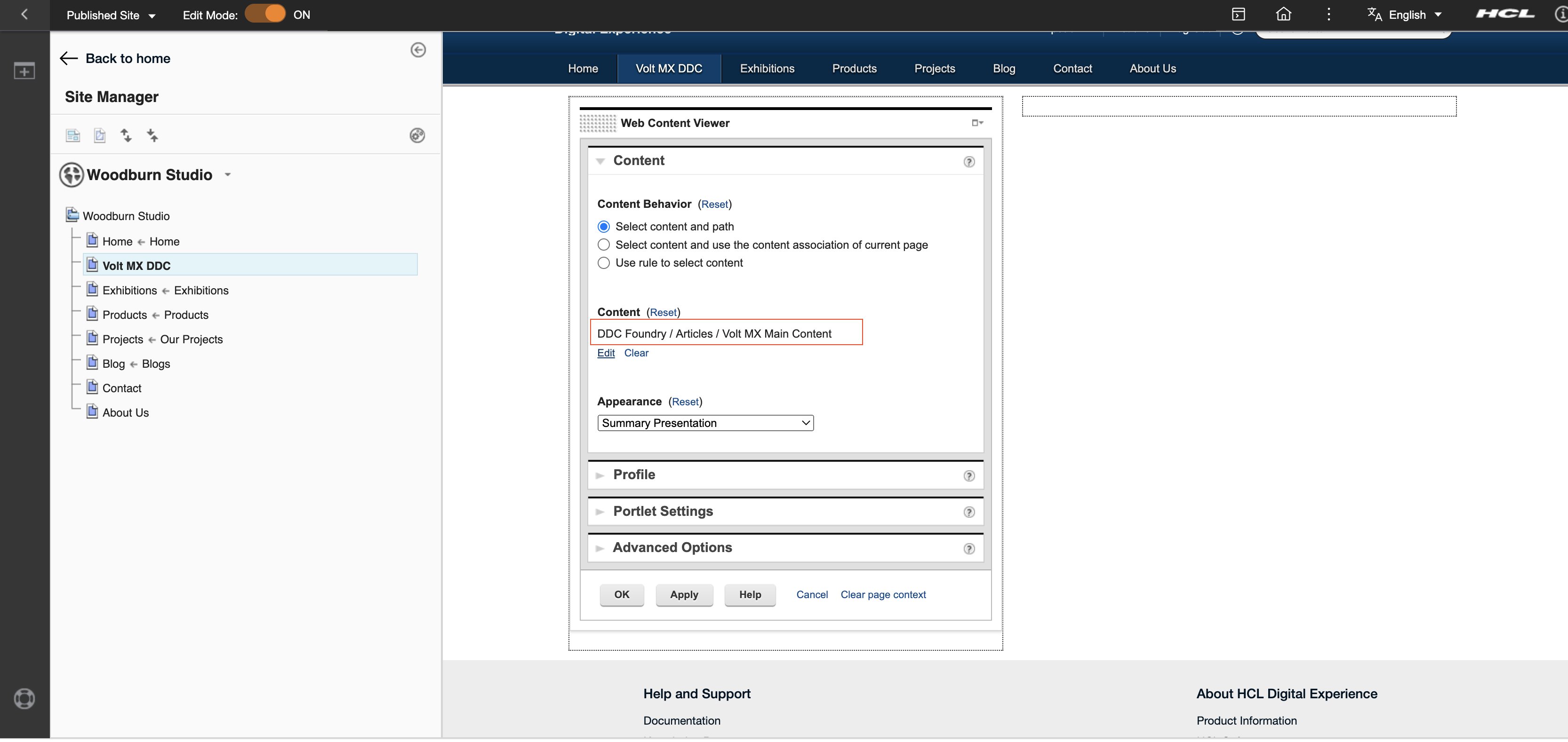 Select Edit Shared Settings.