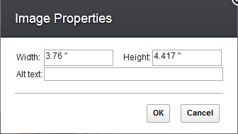 Set image properties