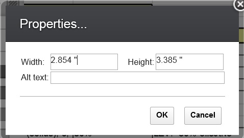 set image properties