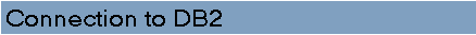 DB2 connection document title bar