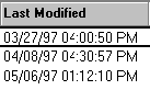 Last modified function for columns