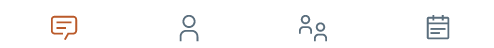 Filter bar for active chats