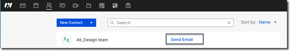 send email to the group at once