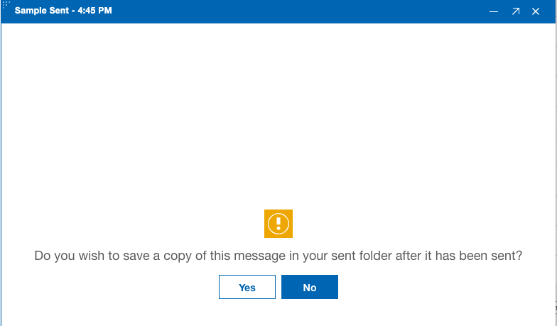 mail. Save Send prompt image.