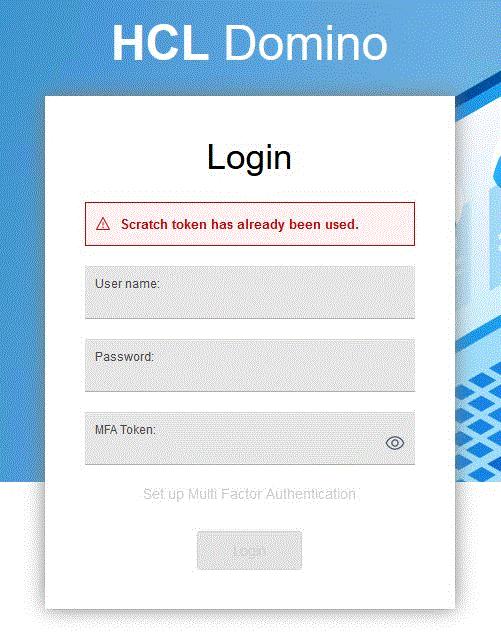 顯示「已使用即時記號」訊息的畫面