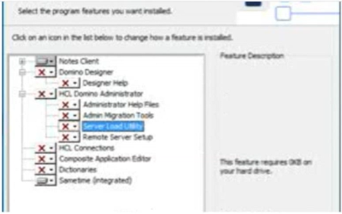 Notes full client install program options
