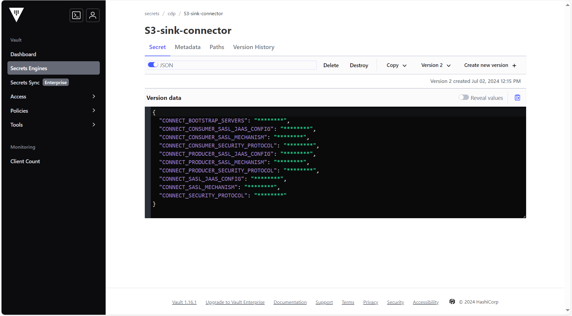 Deploying CDP S3 Sink Connector