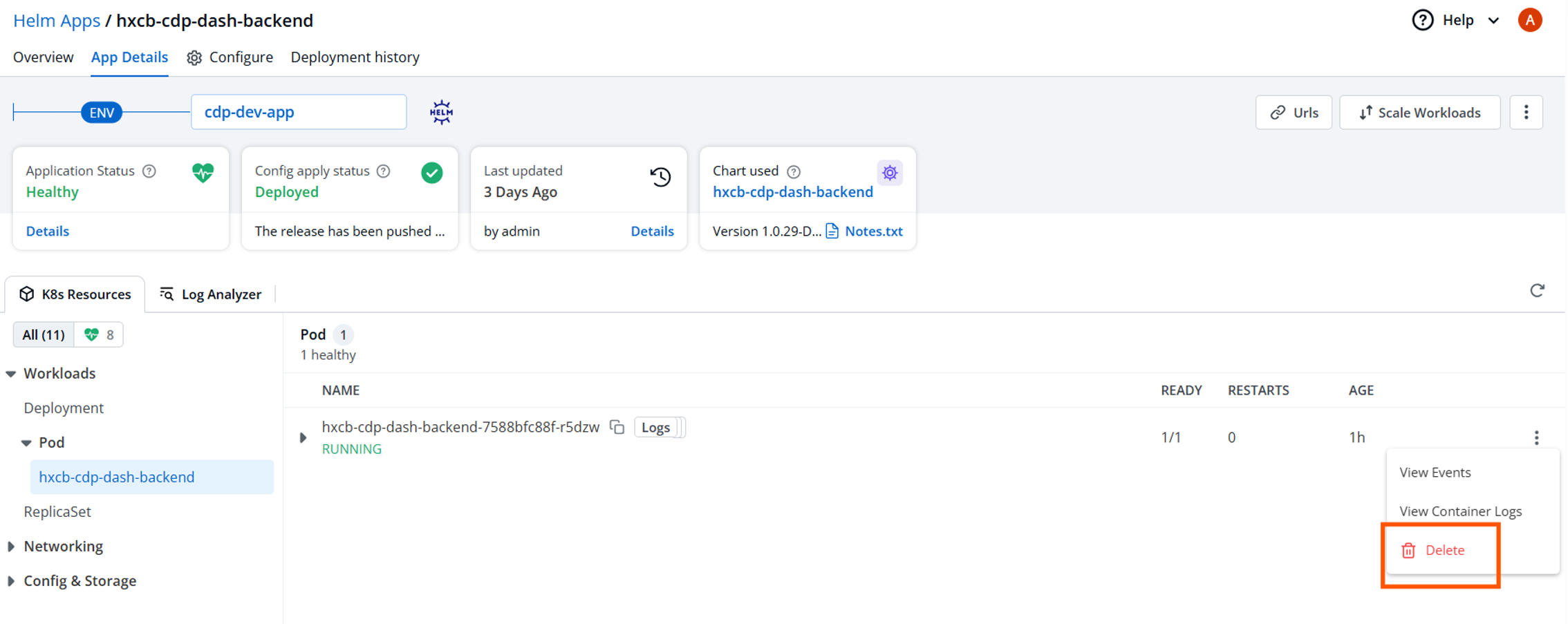 S3 dashboard folder structure for default and campaign-specific JS files.