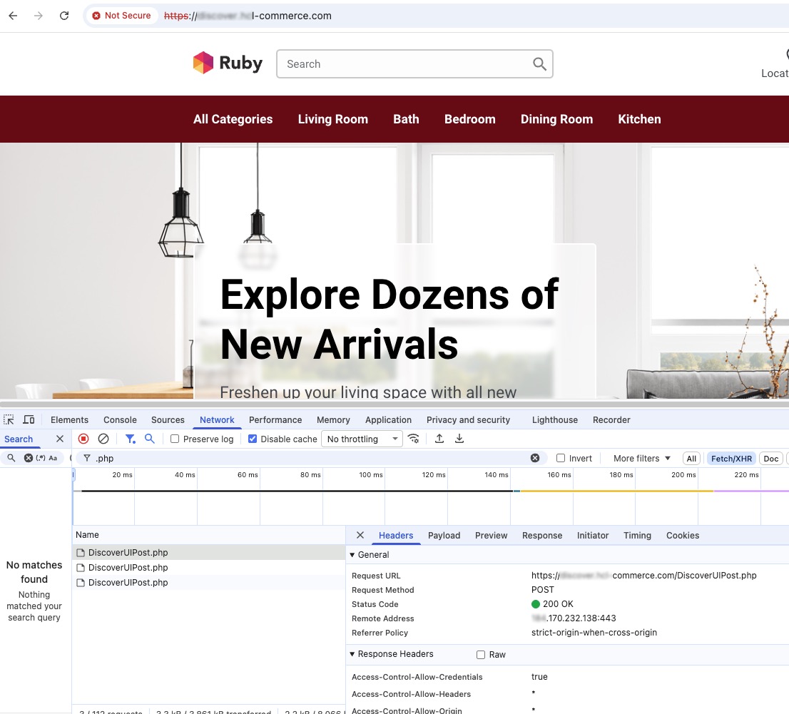 Browser Sending Data