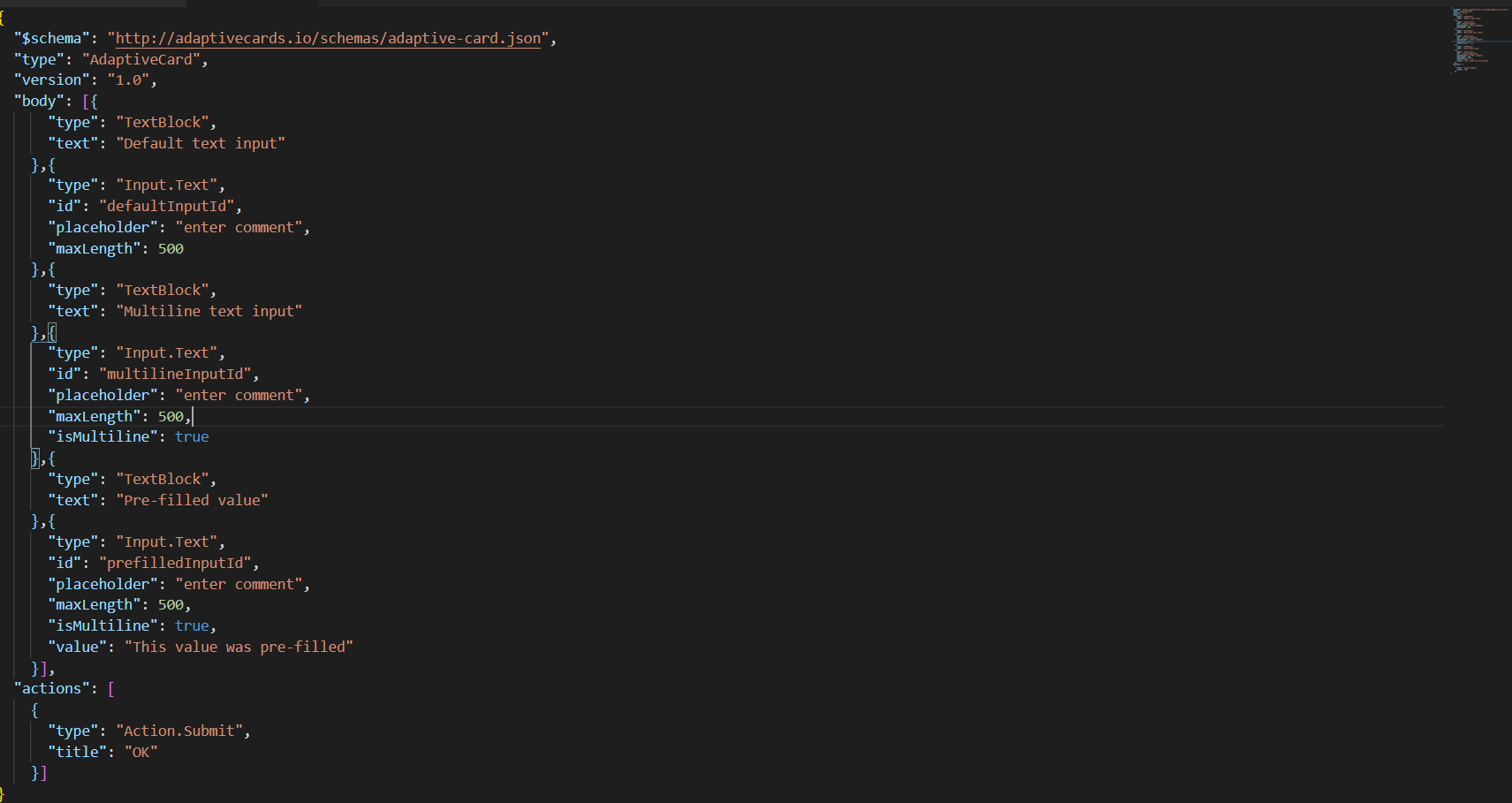 Input Code Text Inputs