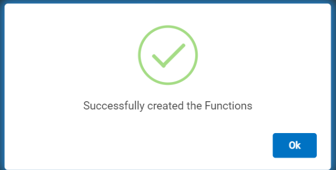 Create Function Action