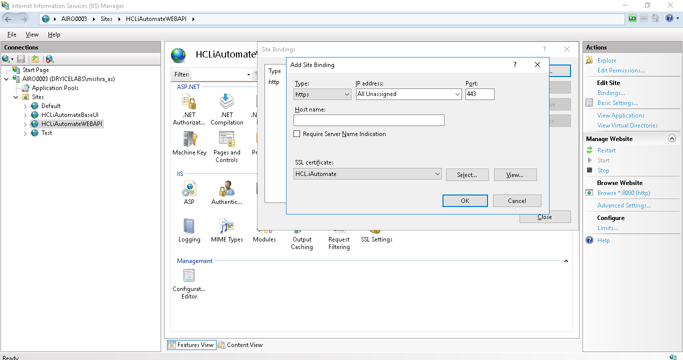Base User interface