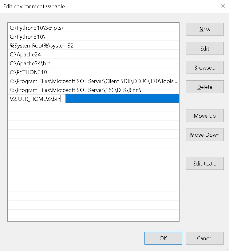 Remove existing solr service using nssm