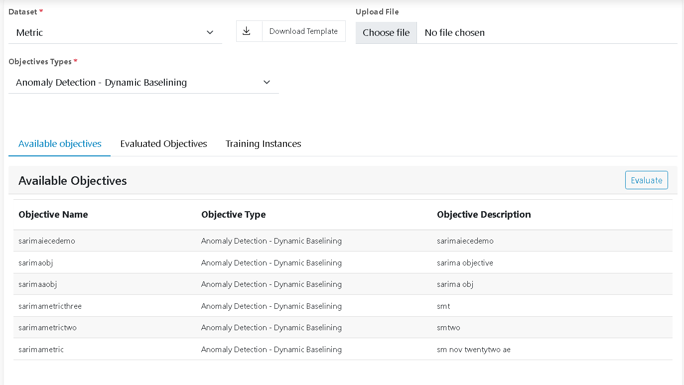 Training Instances