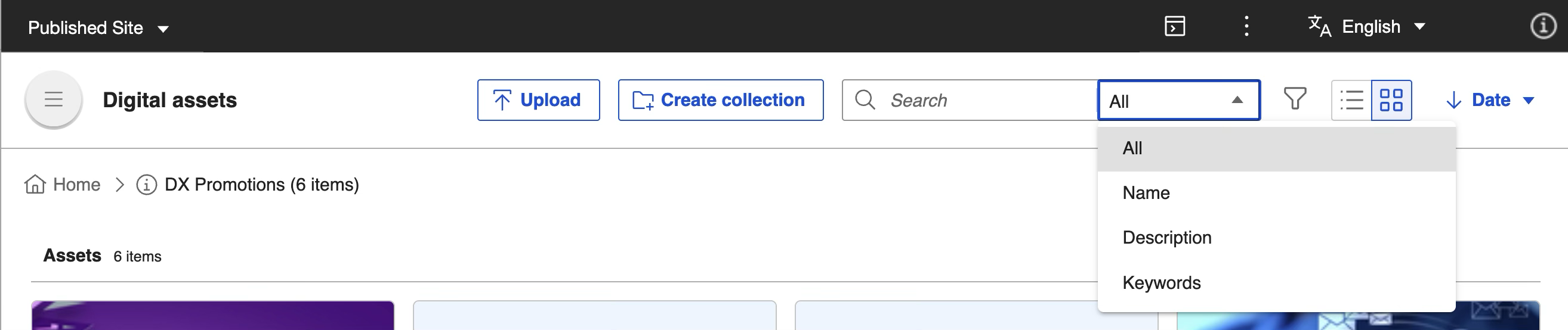 Search example