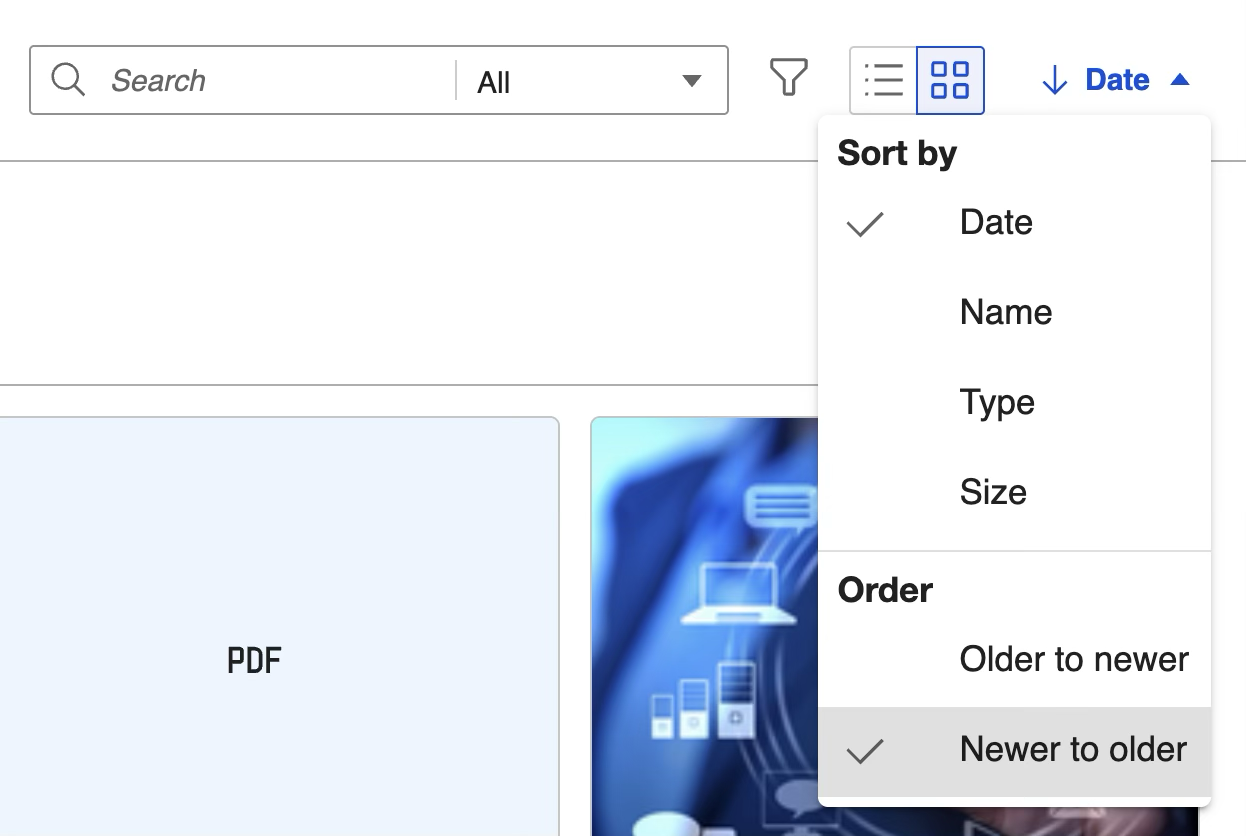Sort example