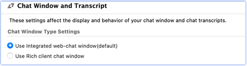 this image is the new chat preference in sametime chat with notes