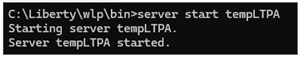 server start server start