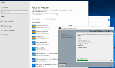 Unintall Sametime Chat on windows