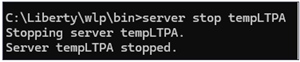 server stop