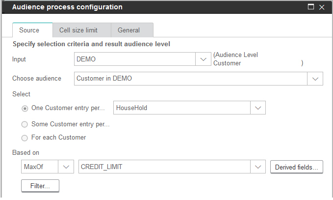 Example: Audience process