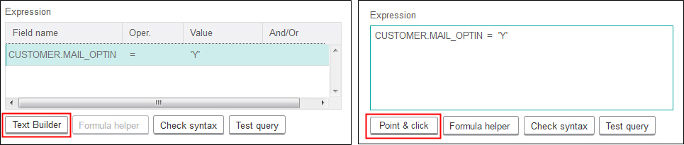 Select process Formula helper