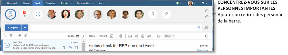 Ajoutez ou retirez des personnes.