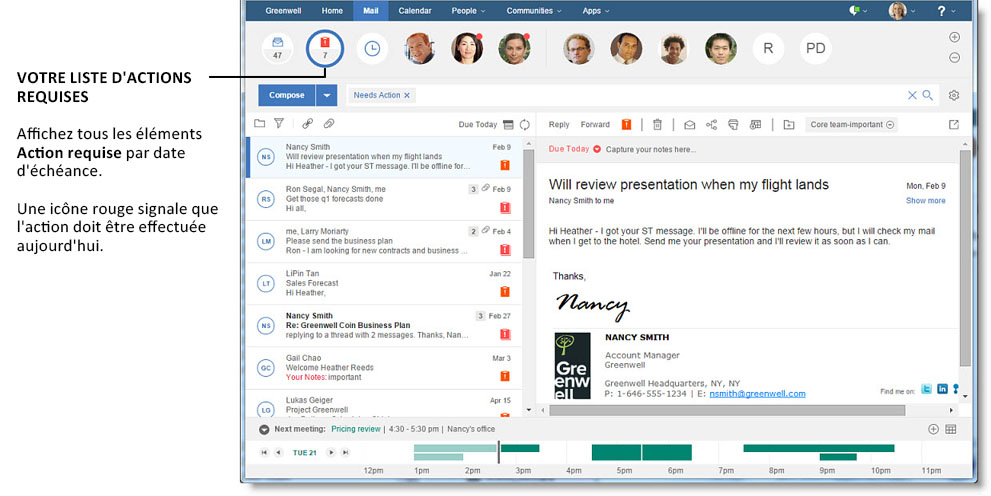 Affichez tous les messages marqués comme Action requise.