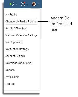 Ändern Sie Ihr Profilbild hier