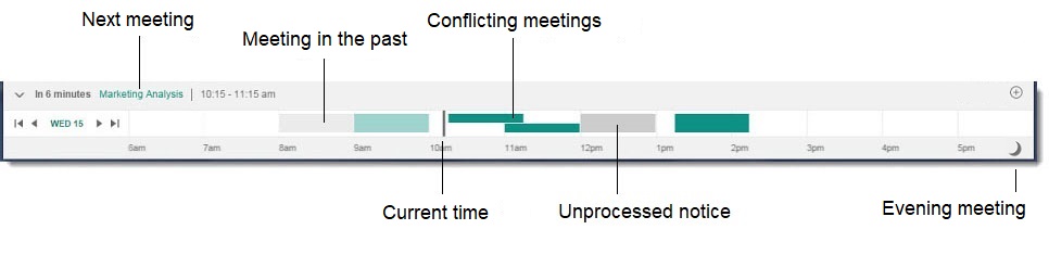 カレンダー・バー