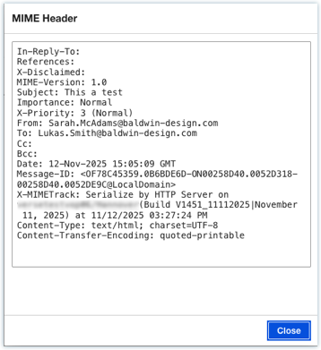 this the image of the MIME Header.