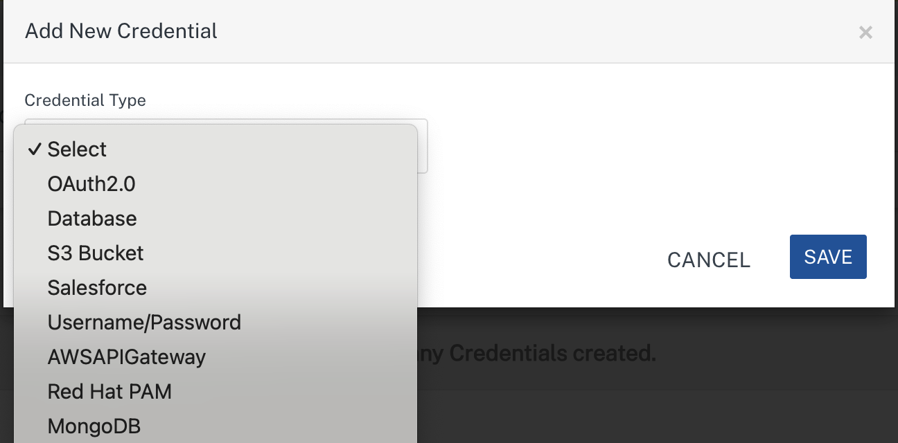 Credential Type