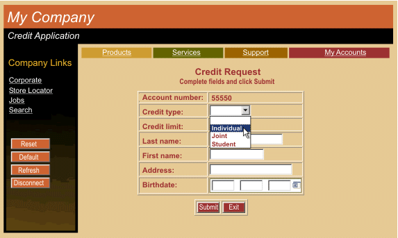 A customized Web transformation