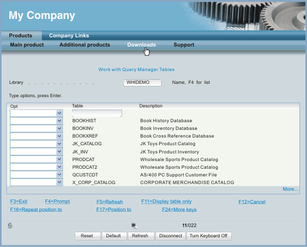 ZIETrans-supplied Web application industry template