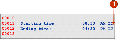 Example of text component