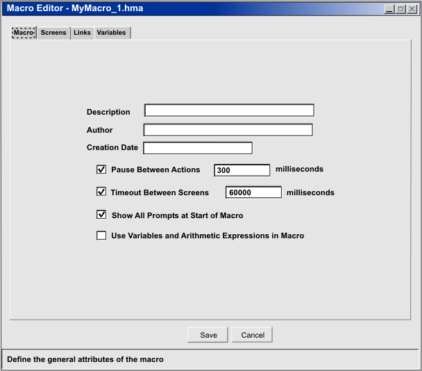 The Advanced Macro Editor