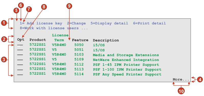 Example of subfile component