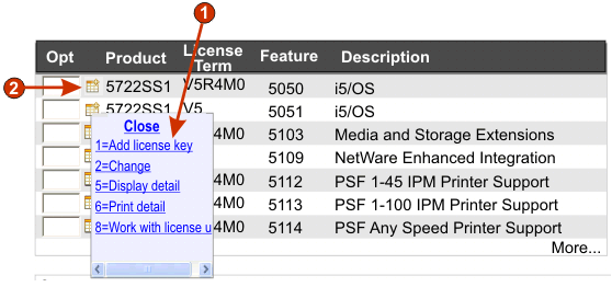 Example of subfile (popup) widget