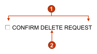 Example of check box widget