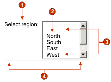 Example of list widget