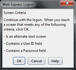 Screen Criteria